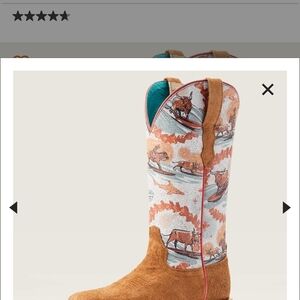 Ariat Frontier Western Boot - Brown/Camel